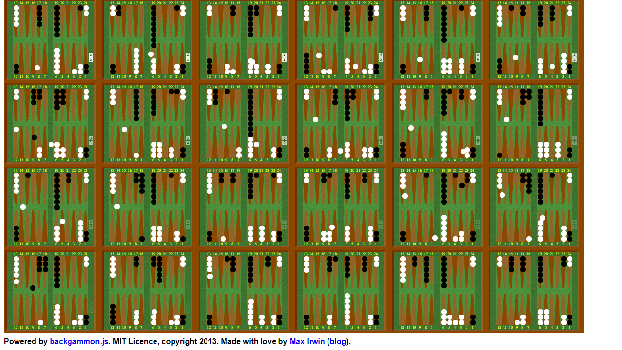 Backgammon screenshot 1