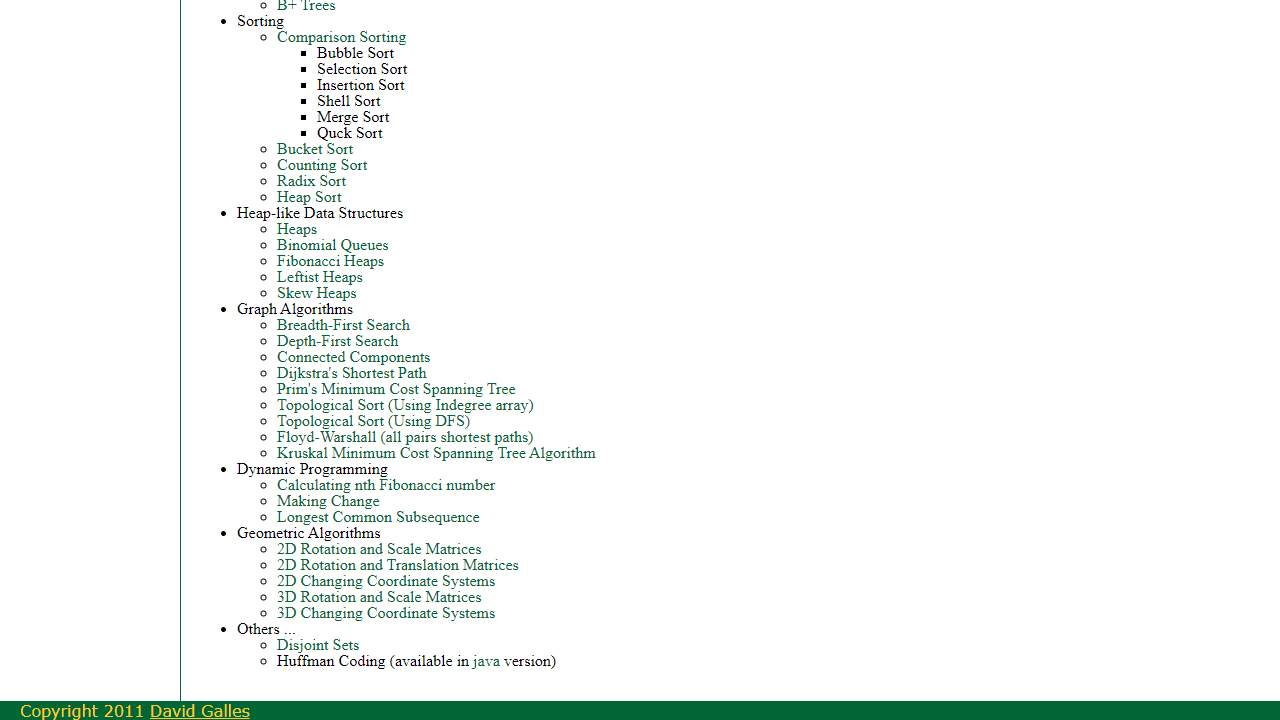 Data Structures screenshot 1