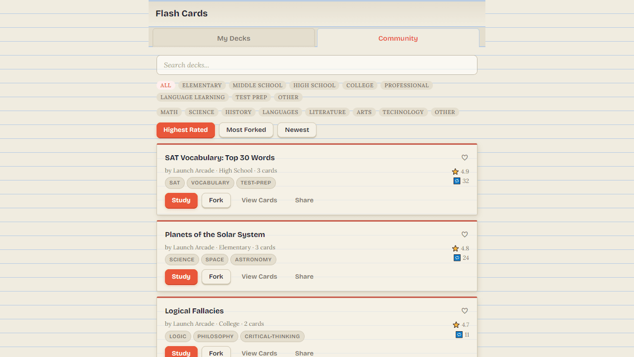 Flash Cards screenshot 1