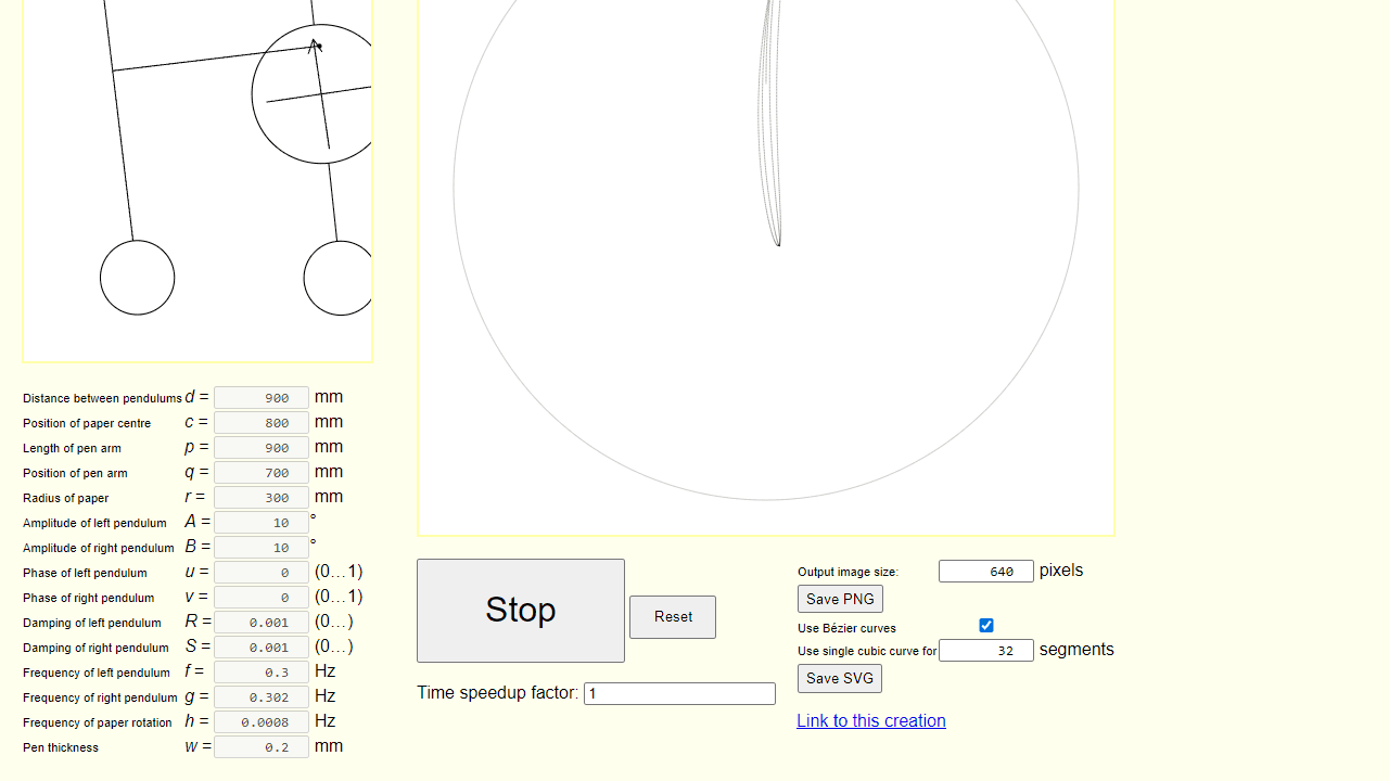 Harmonograph screenshot 3
