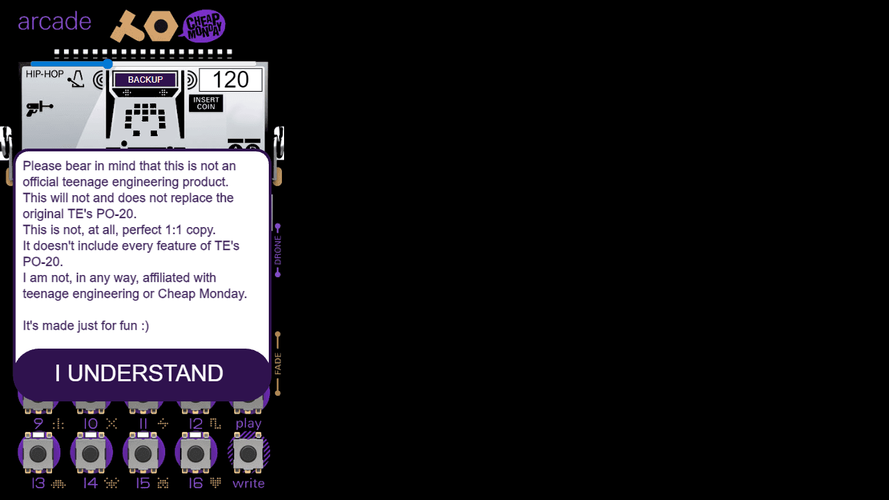 Pocket Operator screenshot 1