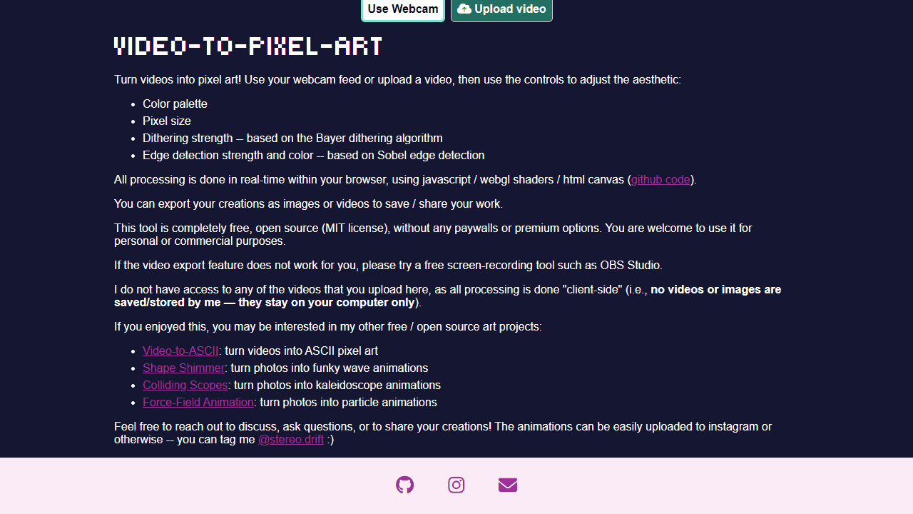 Video to Pixel Art screenshot 2