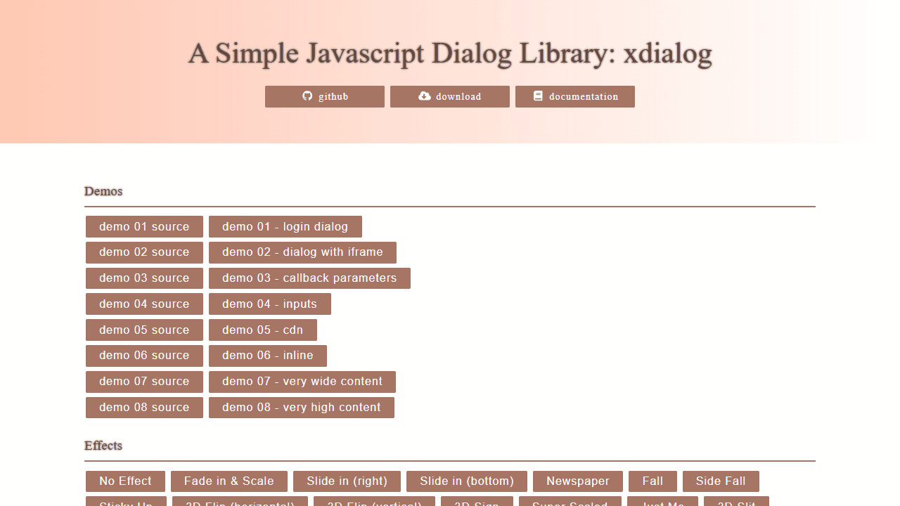 xDialog screenshot 1