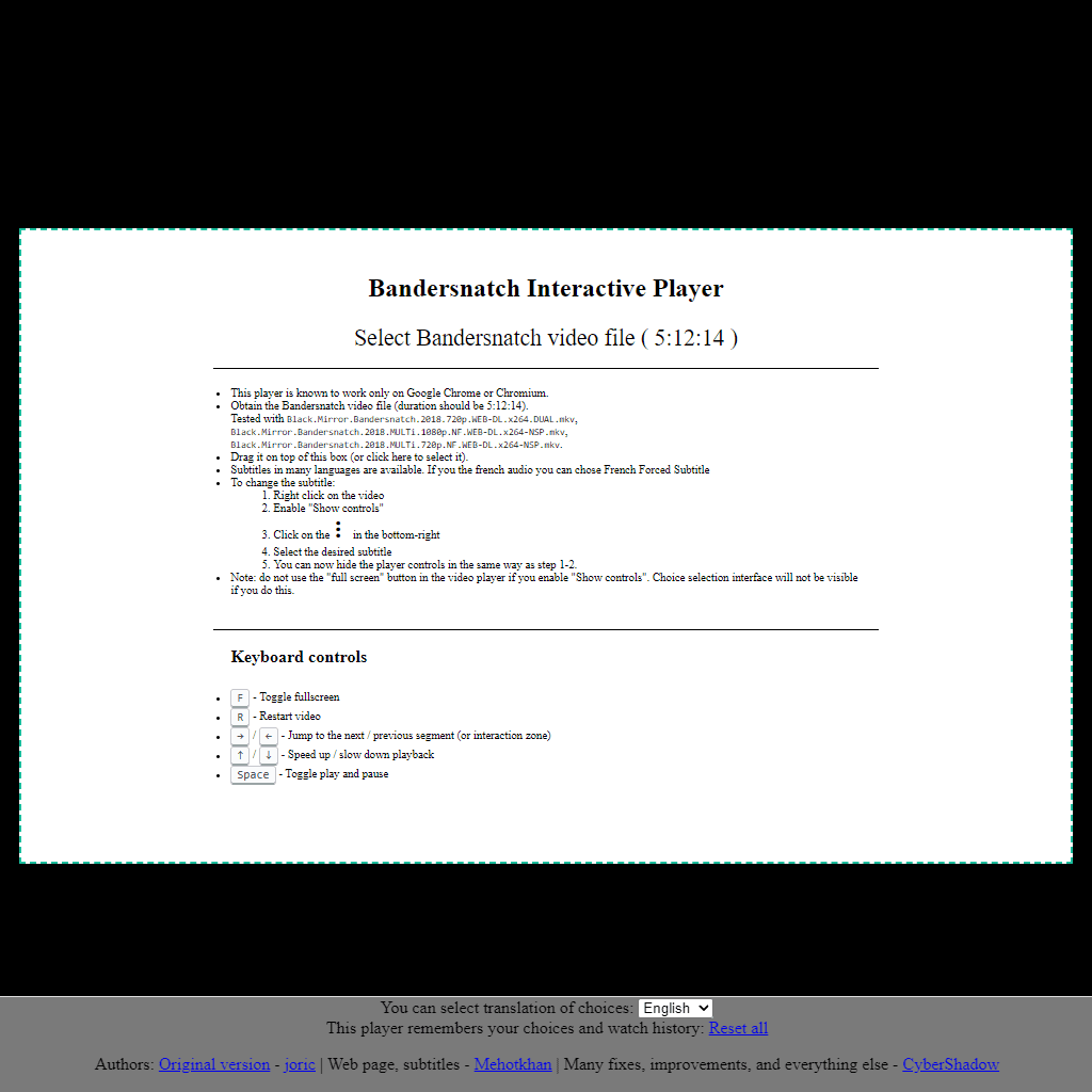 Interactive Video Player