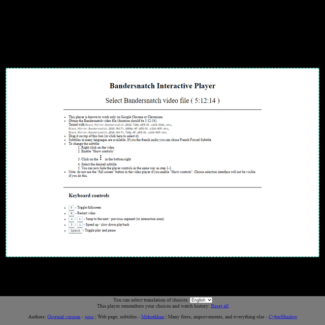 Interactive Video Player