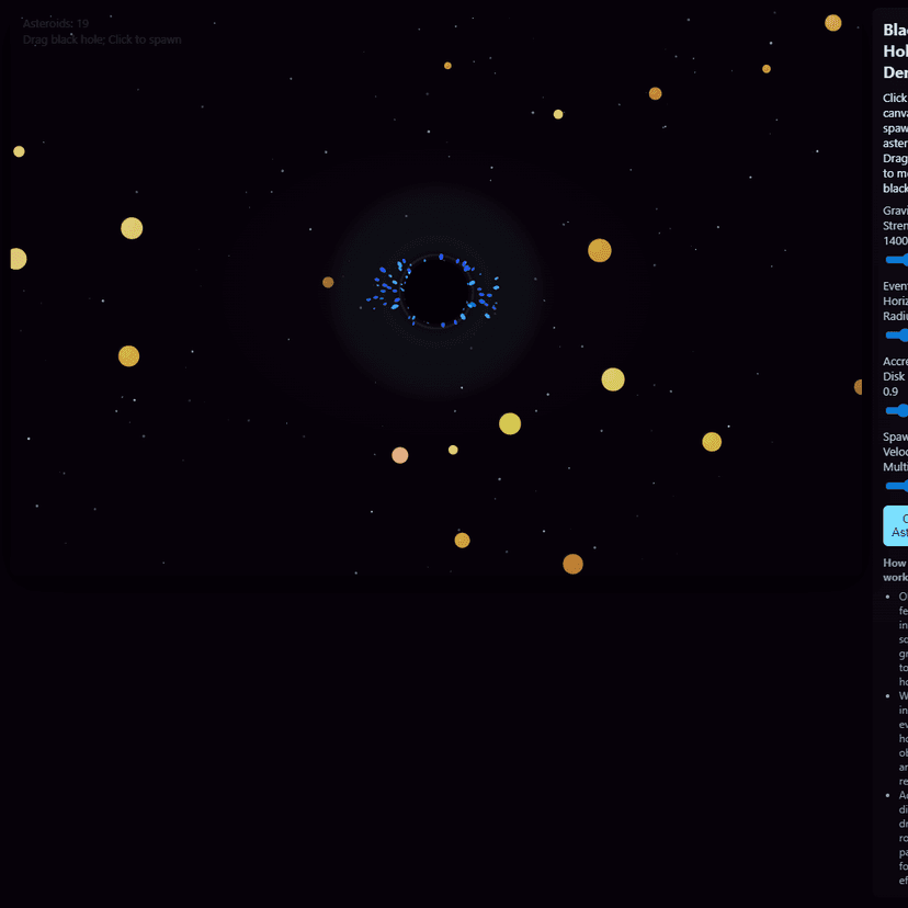 Black Hole Simulator