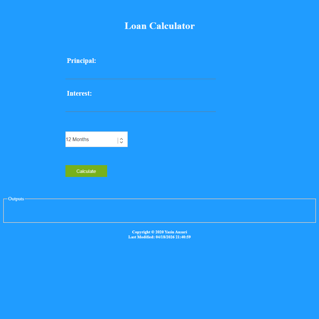 EMI Calculator
