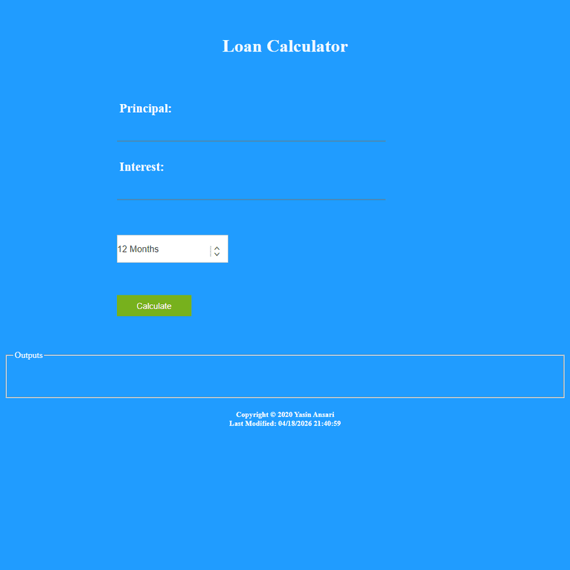 EMI Calculator