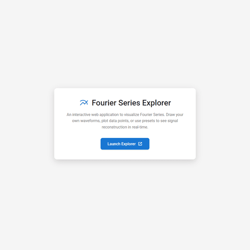 Fourier Series Explorer