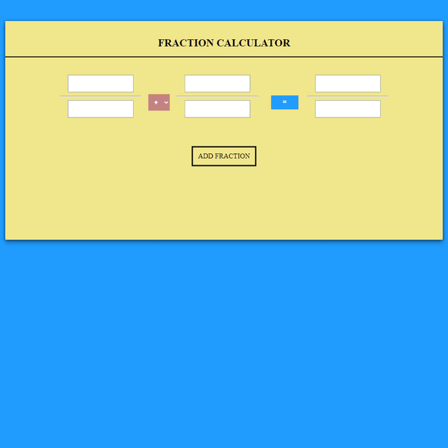 Fraction Calculator