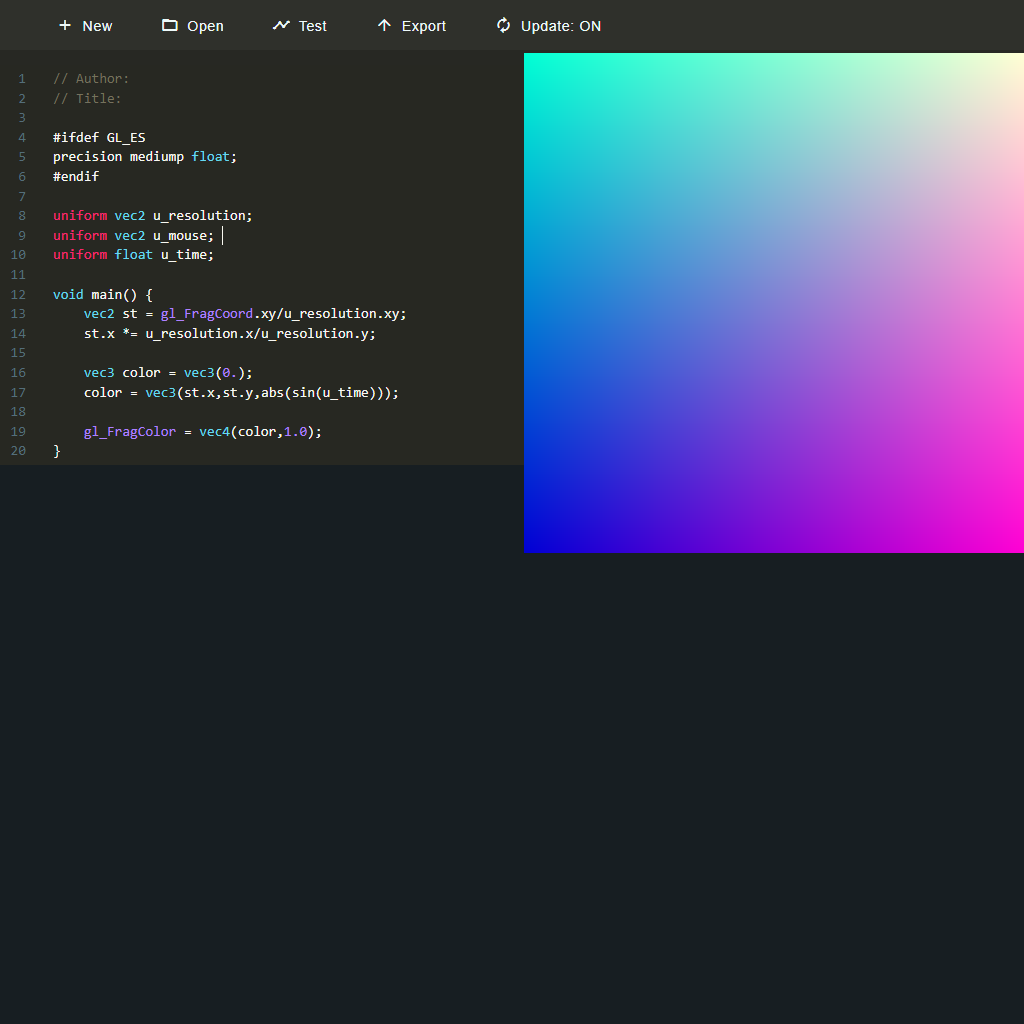GLSL Editor