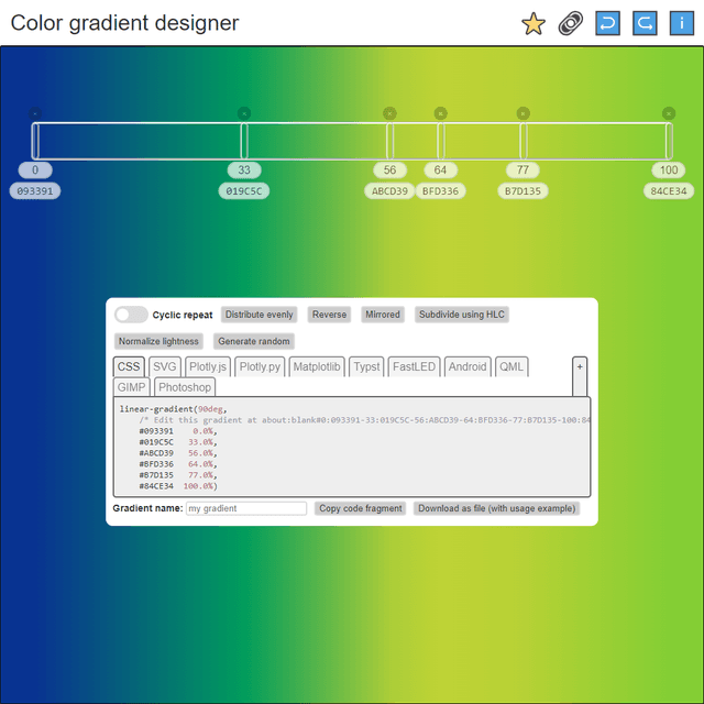 Gradient Designer