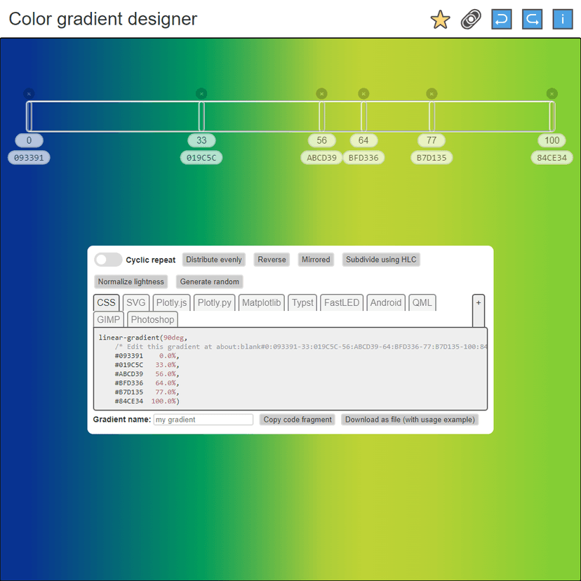 Gradient Designer