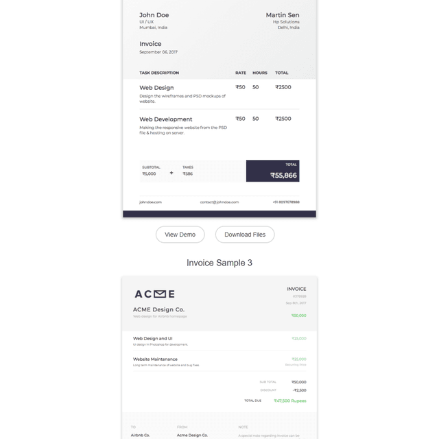 Invoice Templates