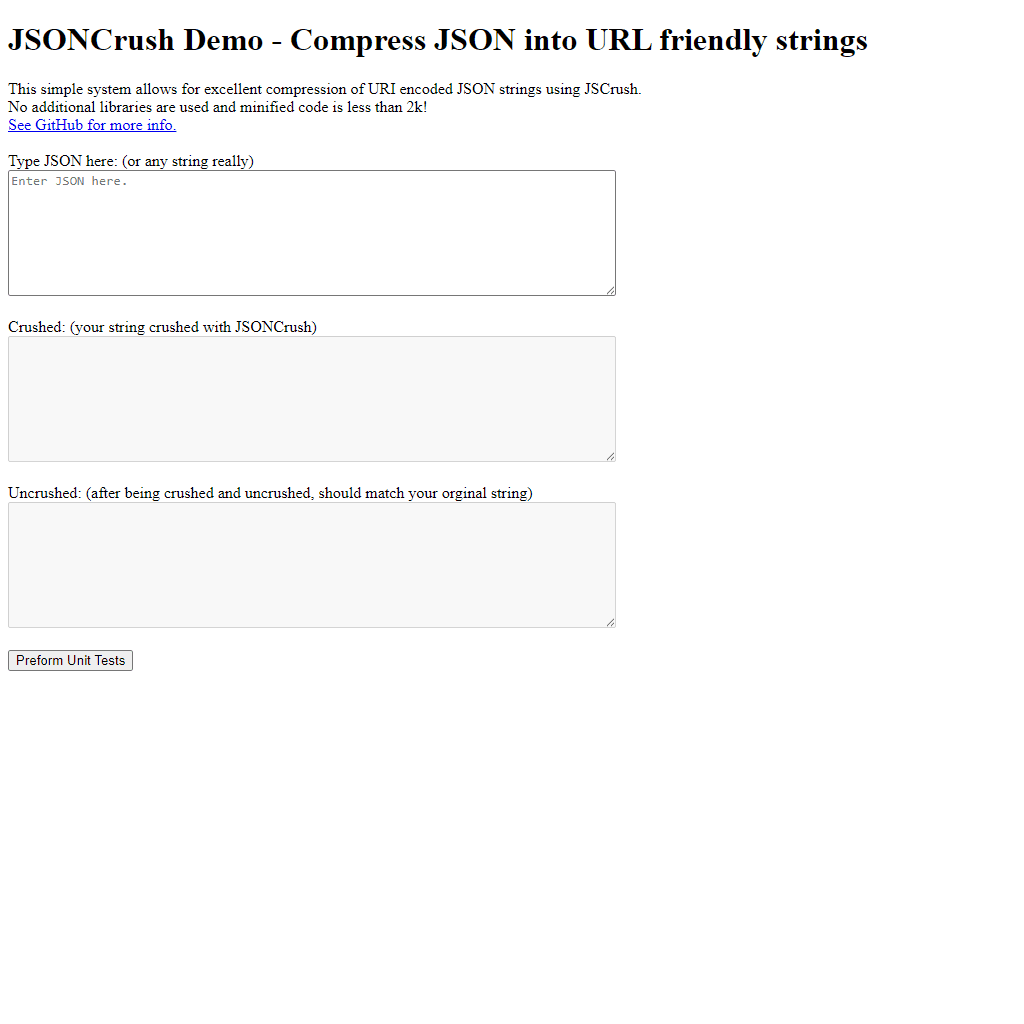 JSONCrush