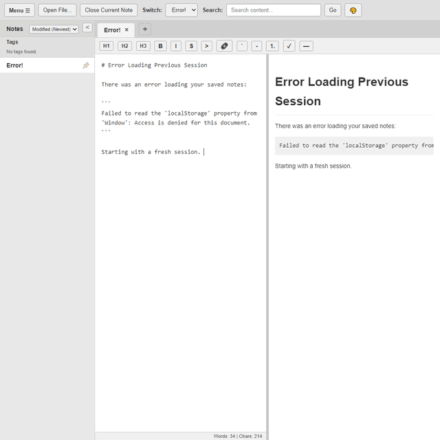 Markdown Editor