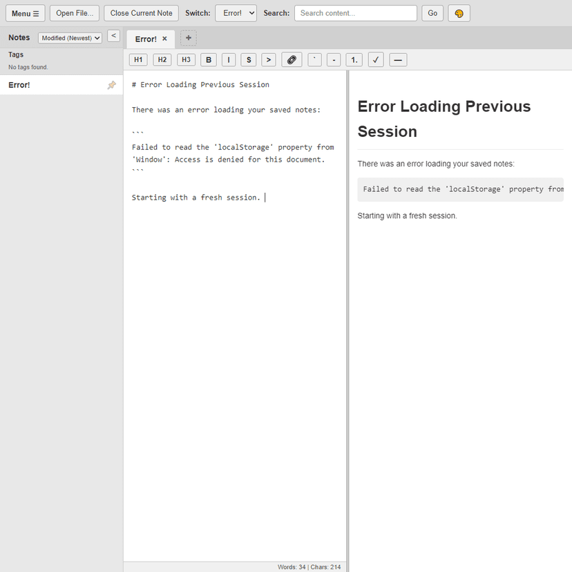 Markdown Editor