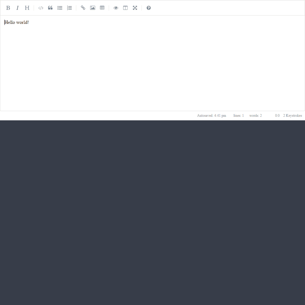 Online Markdown Editor