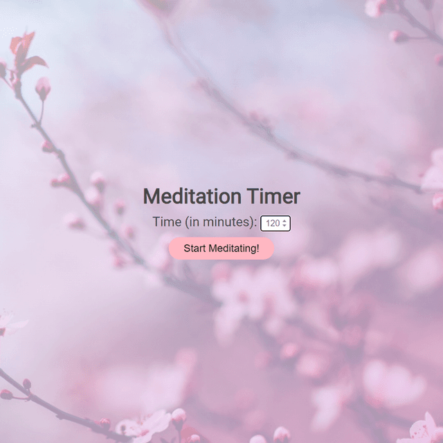 Meditation Timer