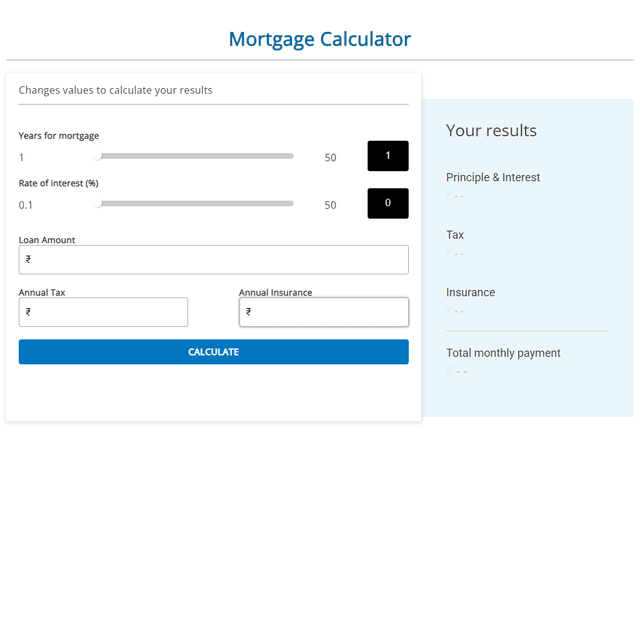 Mortgage Calculator