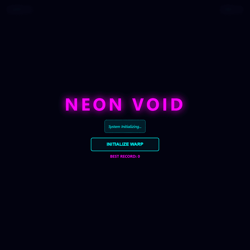 Neon Void Runner