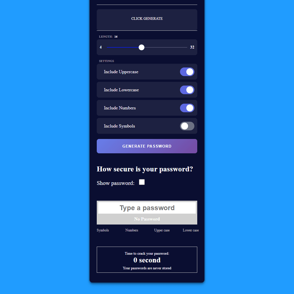 Password Generator