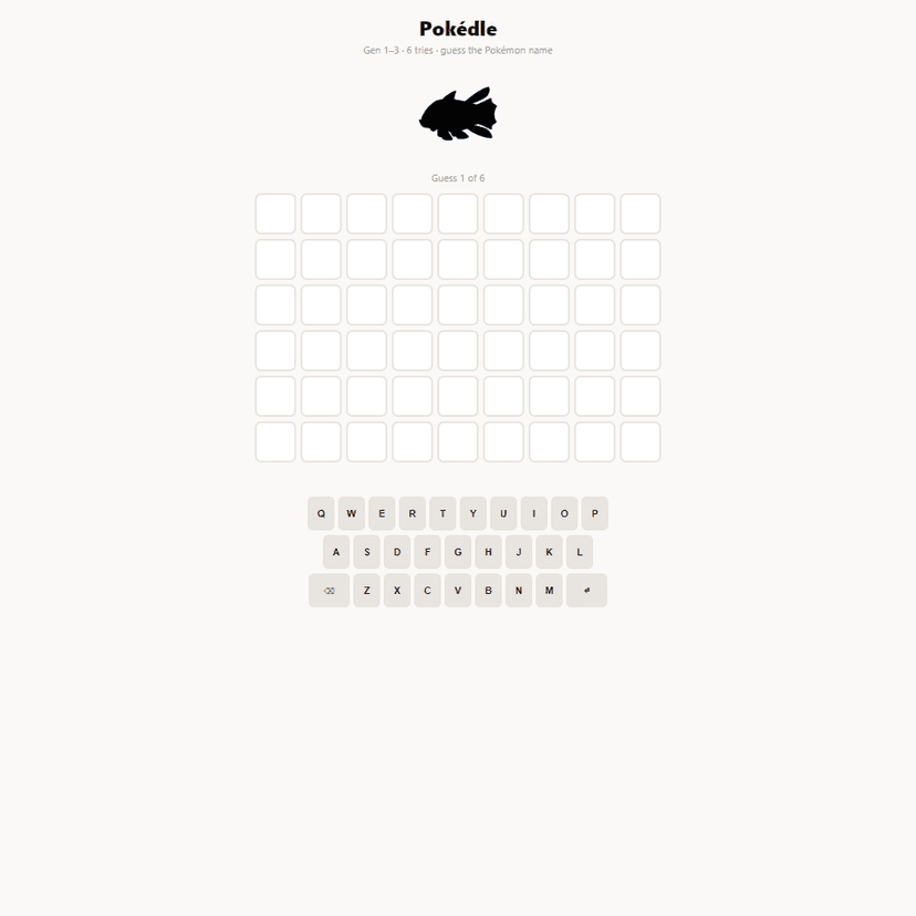 Pokédle