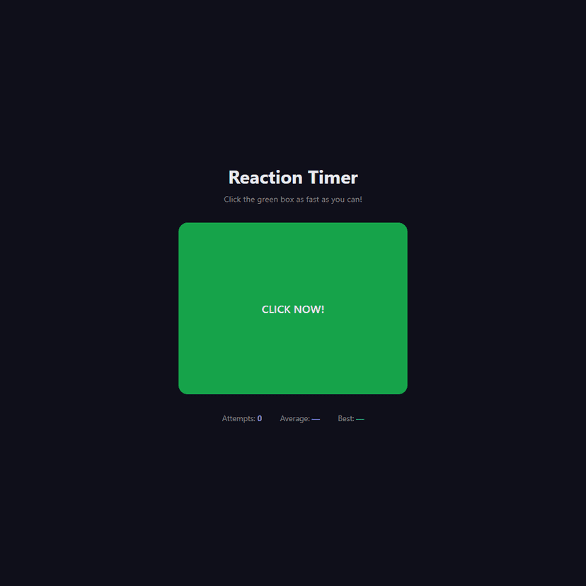 Reaction Timer