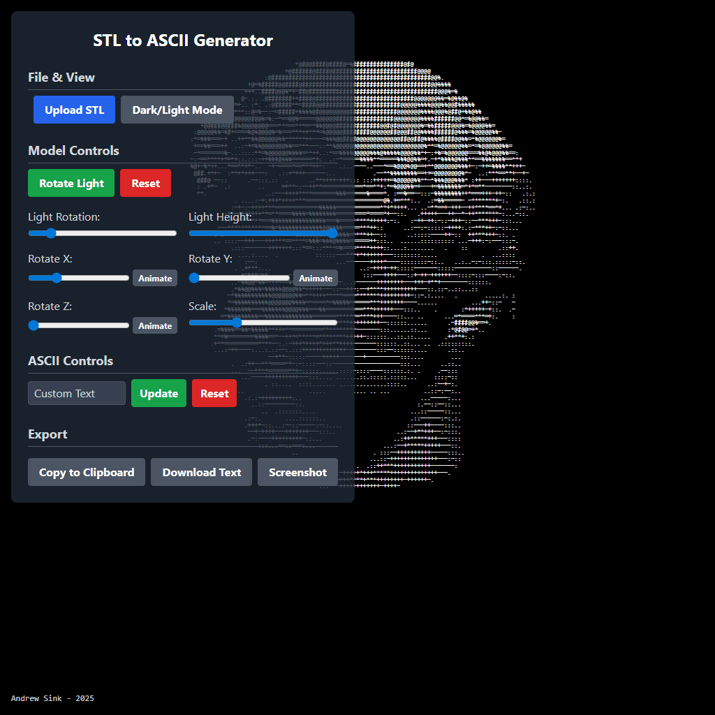 STL to ASCII