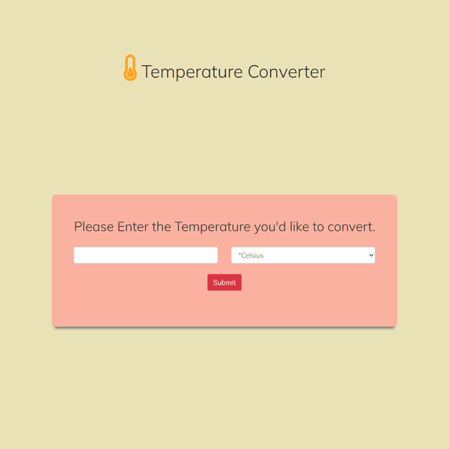 Temperature Converter