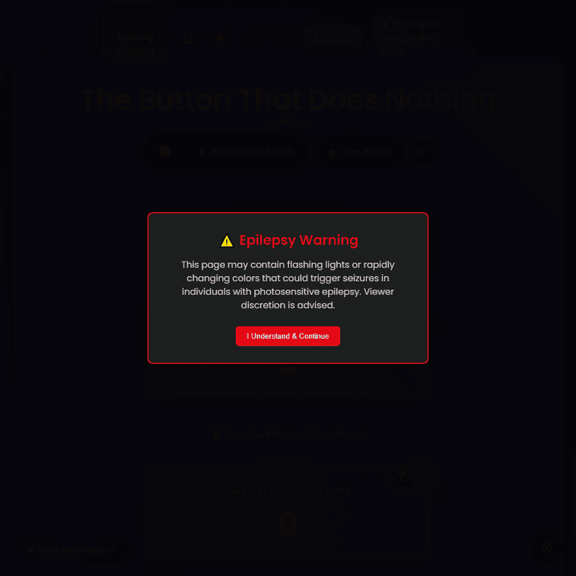 The Useless Button
