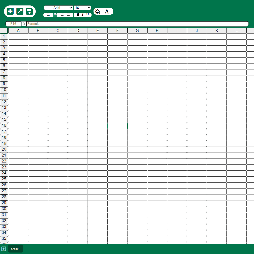 Web Excel
