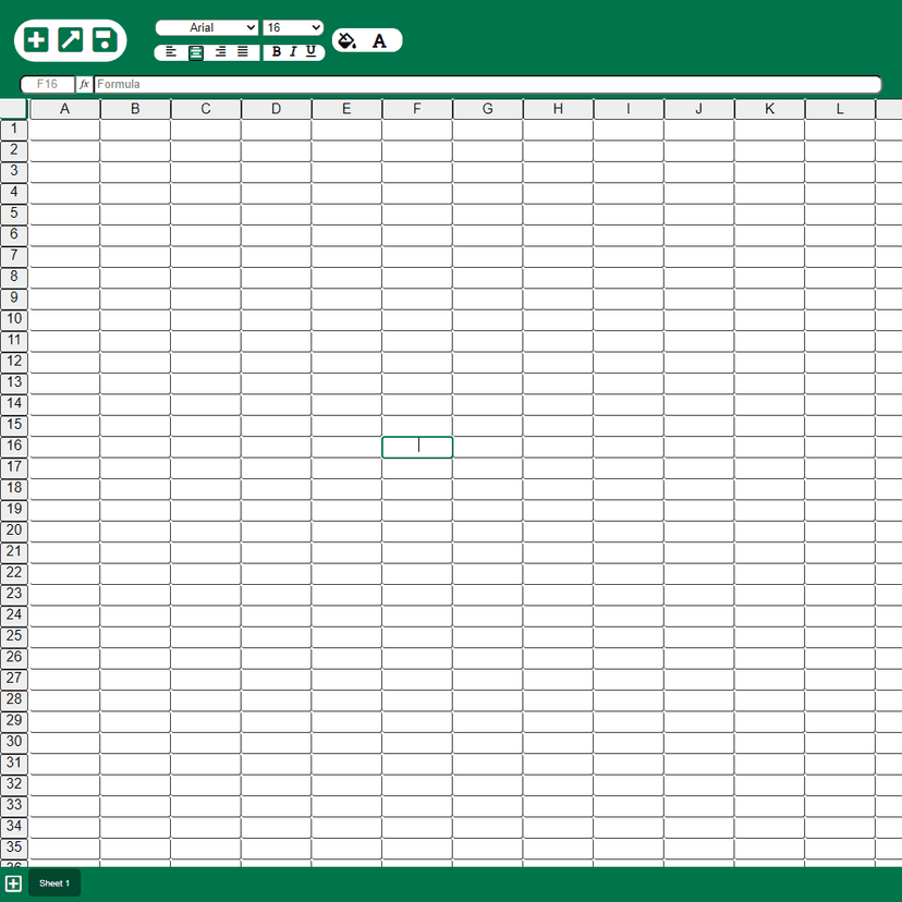 Web Excel