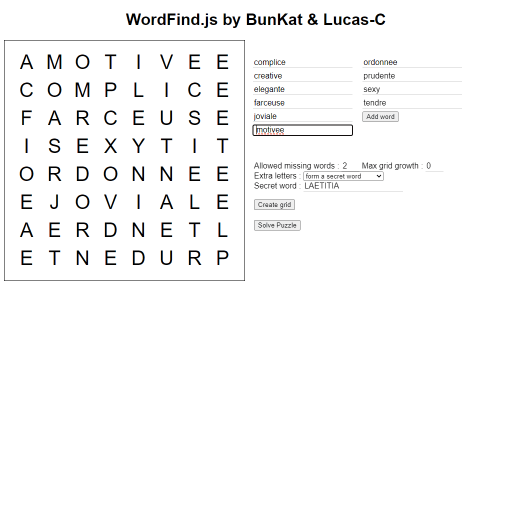 Word Search