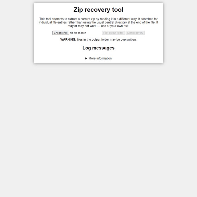 ZIP Recovery Tool