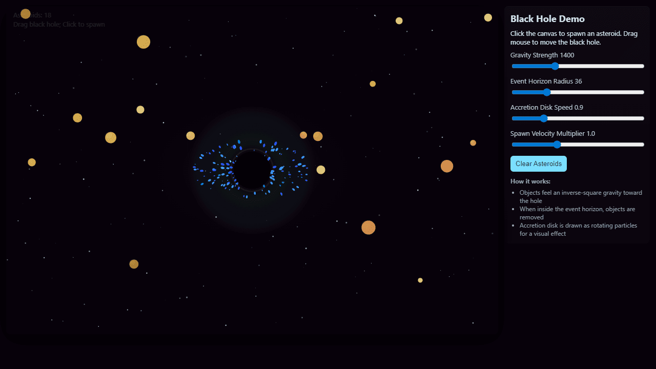 Black Hole Simulator screenshot 3