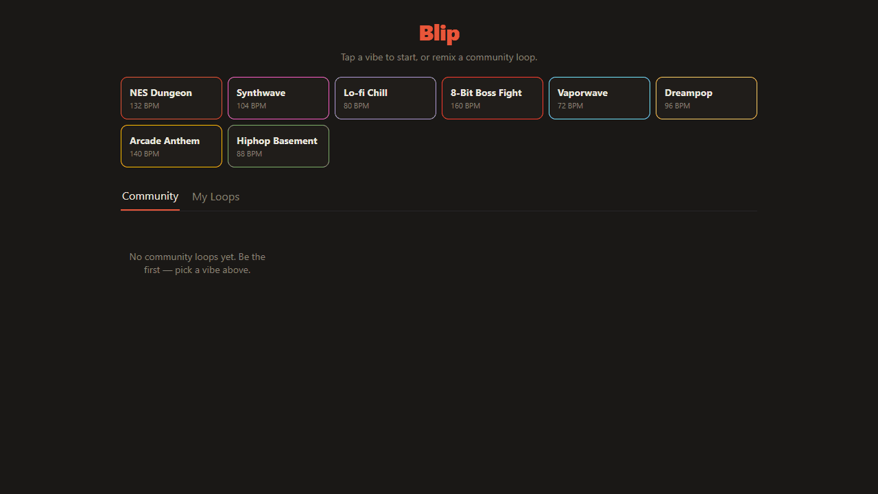 Blip screenshot 1