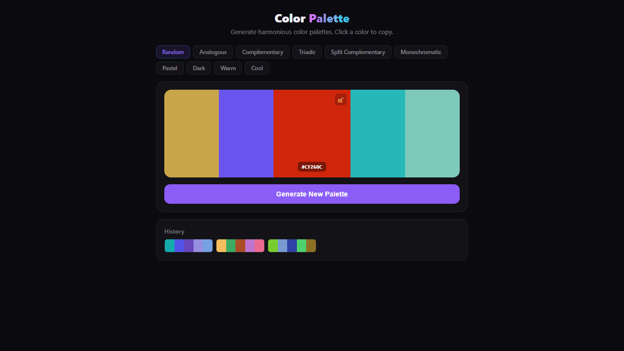 Color Palette Generator screenshot 3
