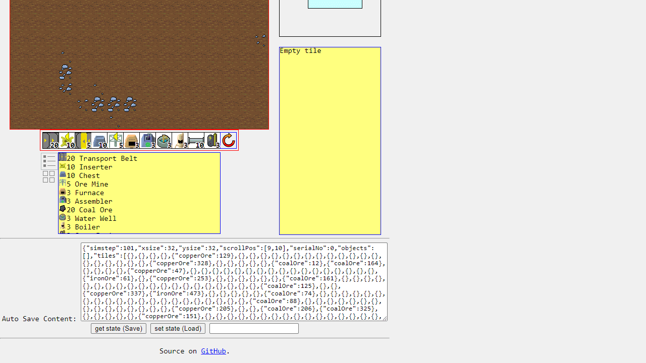 FactorishJS screenshot 2