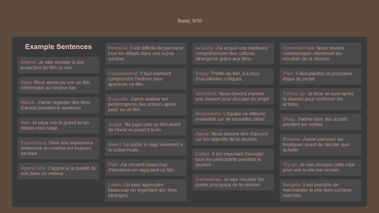 French Flashcards screenshot 2