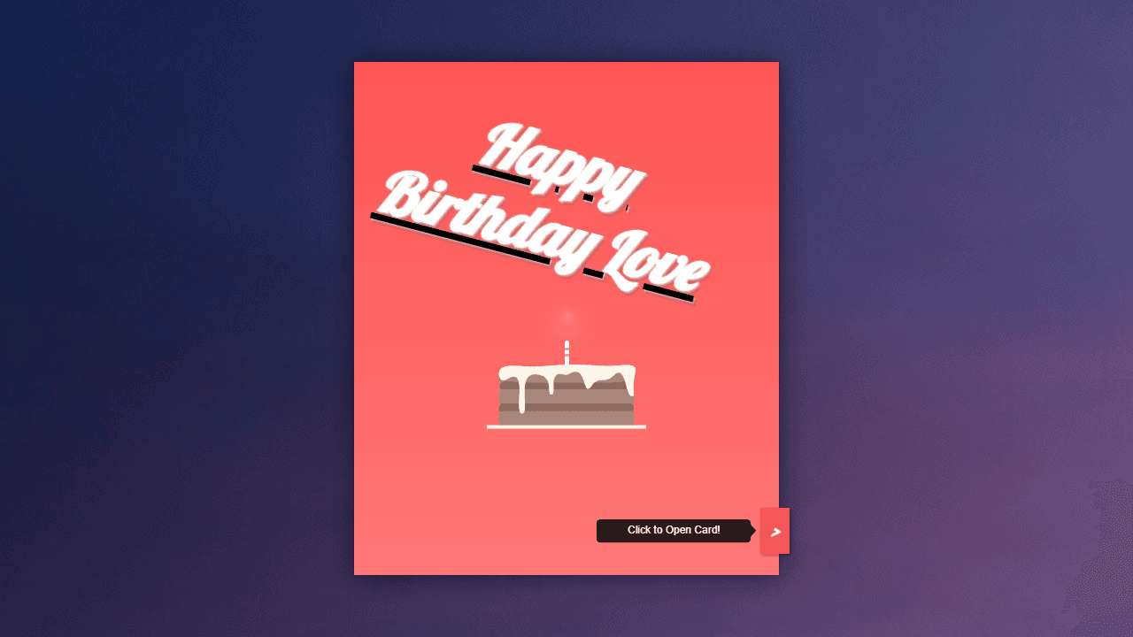 Birthday Card screenshot 2