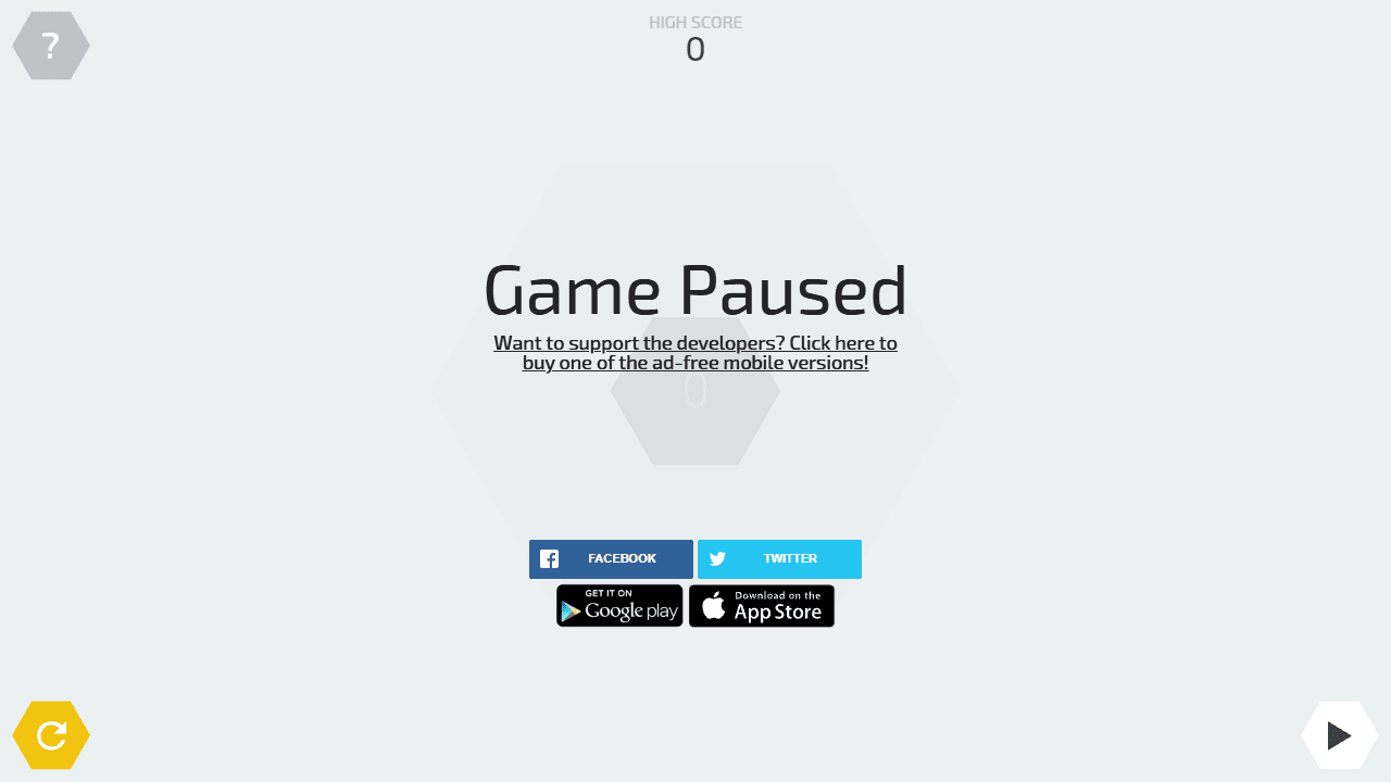 Hextris screenshot 2
