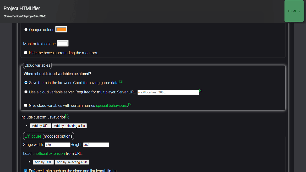 HTMLifier screenshot 3