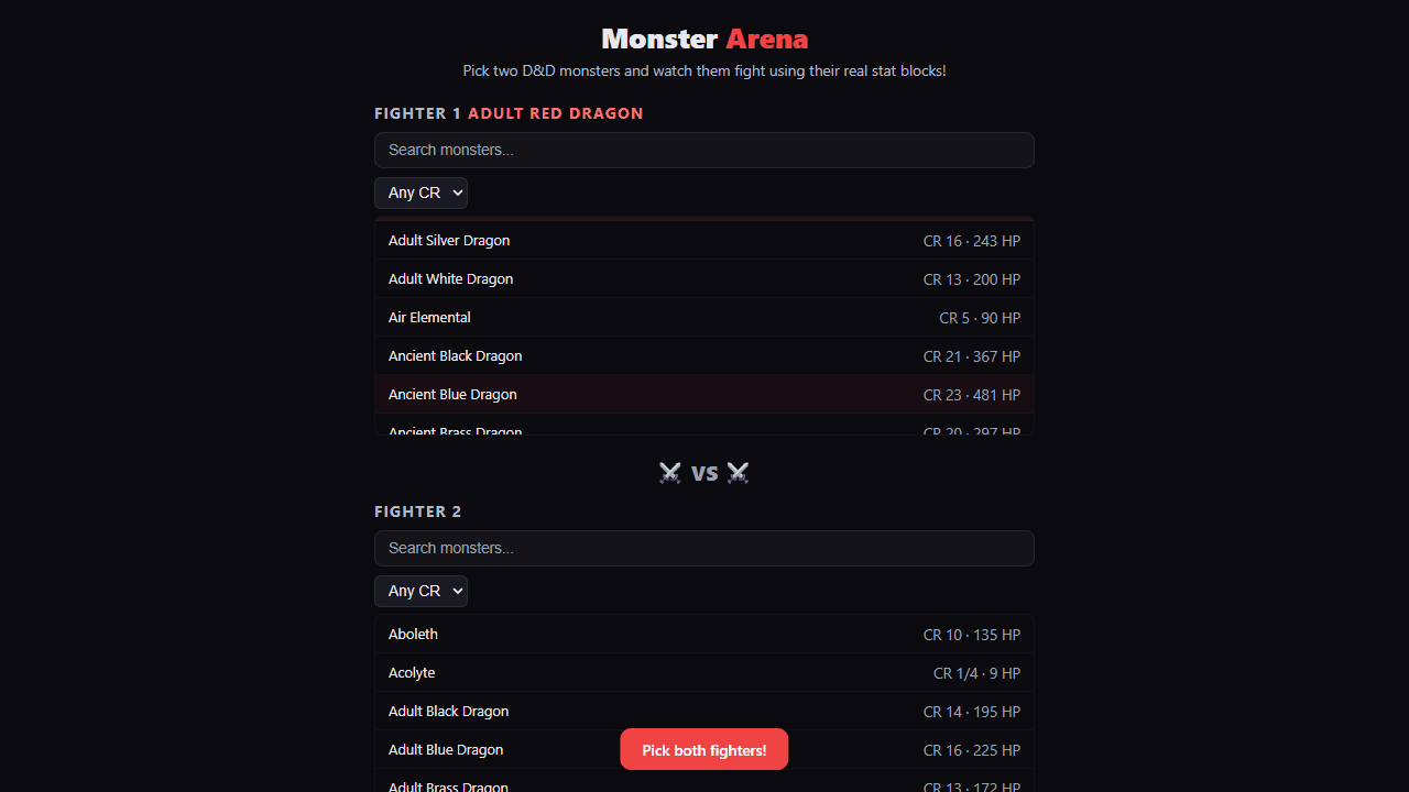 Monster Arena screenshot 1