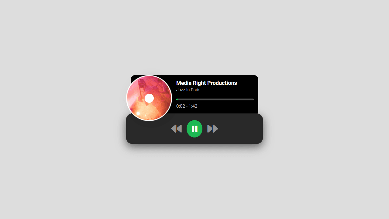 Mini Music Player screenshot 1