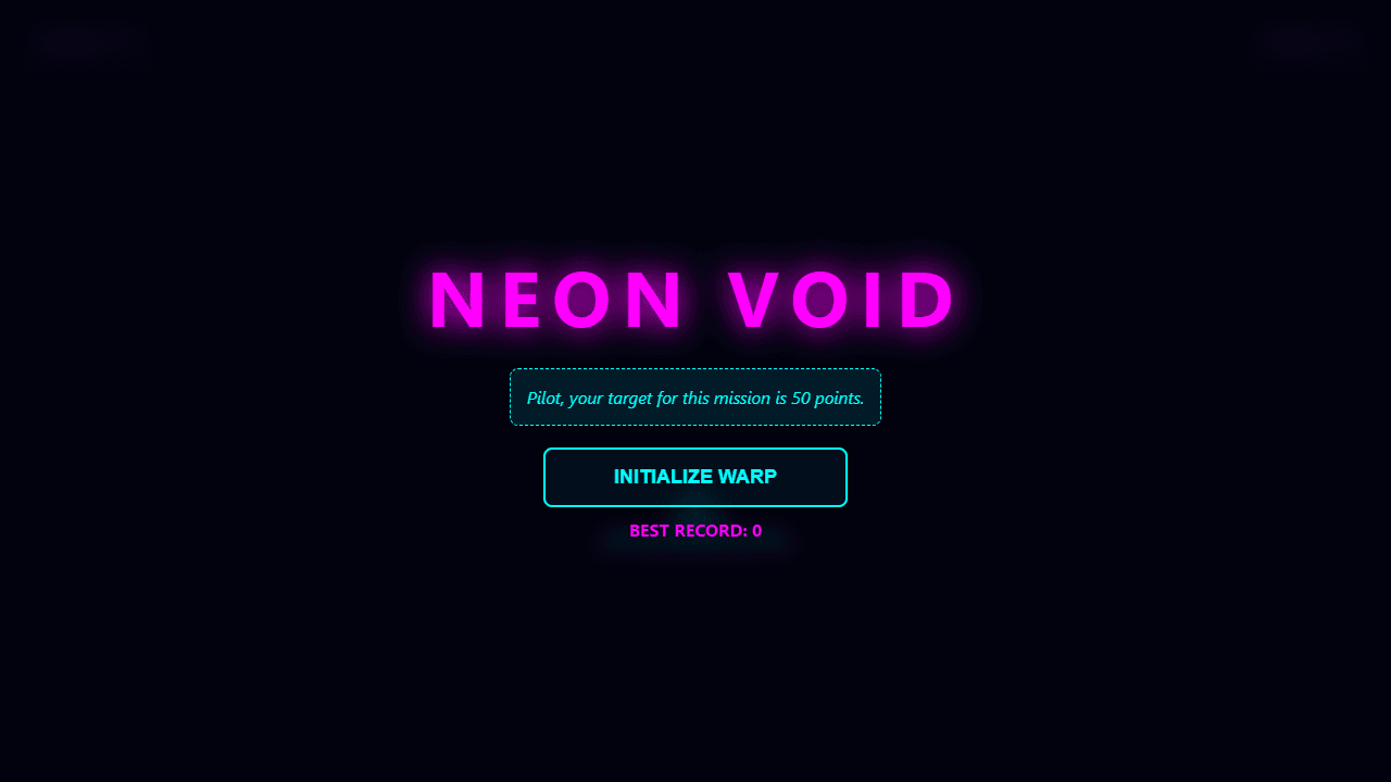 Neon Void Runner screenshot 1