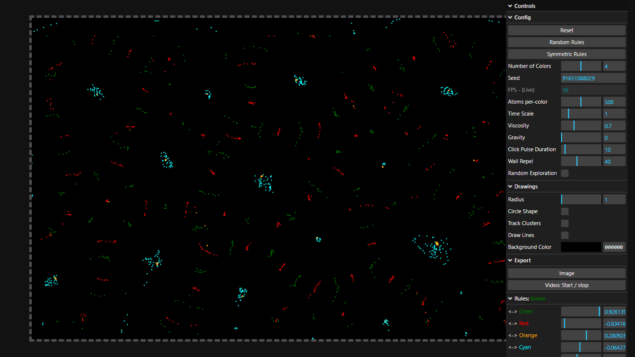 Particle Life screenshot 1