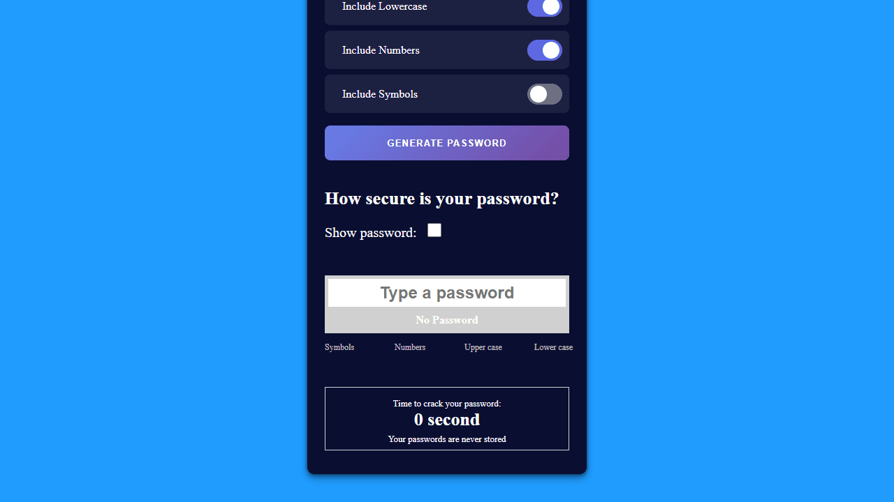 Password Generator screenshot 1