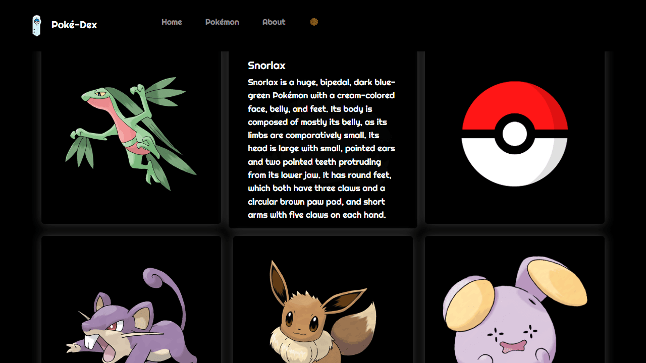 PokeDex screenshot 2