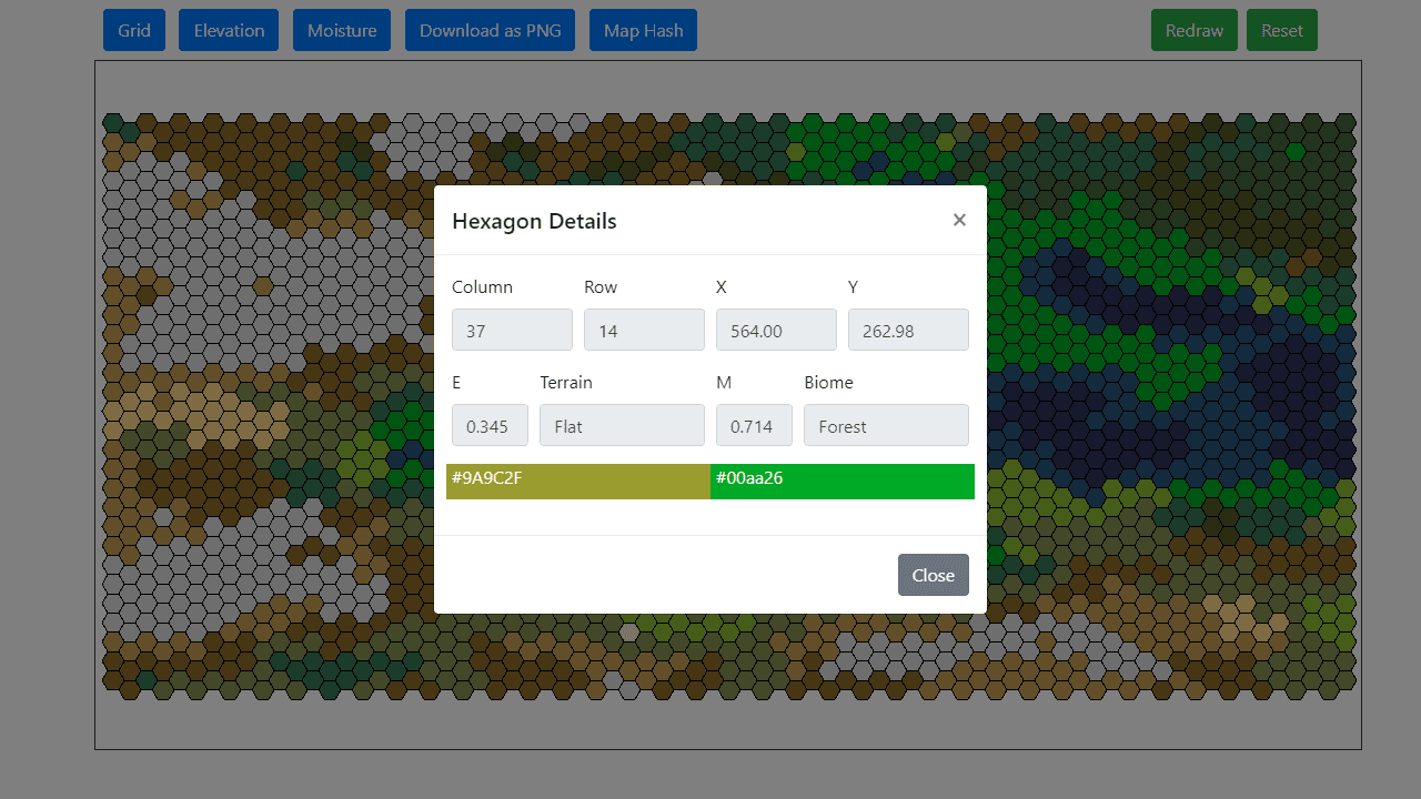 Hex Terrain Generator screenshot 1